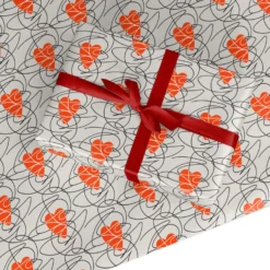 Abstract Love Heart Doodle Valentines Day Wrapping Paper