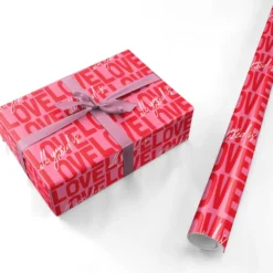 All You Need Is Love Valentines Day Wrapping Paper -CaseCraze Store All You Need Is Love Valentines Day Personalised Wrapping Paper