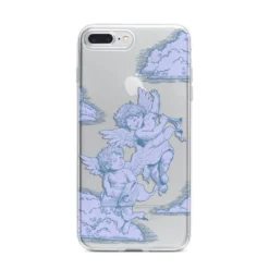 Angel Cloud Blue IPhone Case -CaseCraze Store Angel Cloud Blue iPhone 7 Plus Bumper Case on Silver iPhone