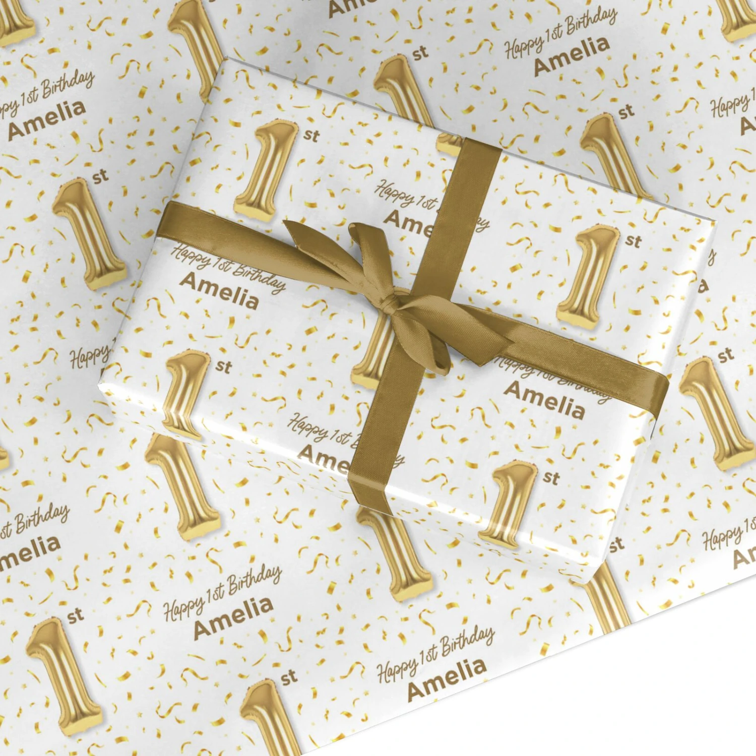 Any Age Personalised Birthday Wrapping Paper 1 Any Age Personalised Birthday Wrapping Paper