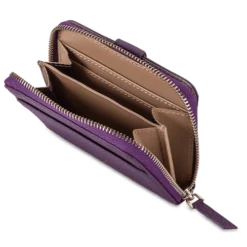 Rfid Zip Wallet Leather Belgravia Vaultskin 30 Rfid Zip Wallet Leather Belgravia Vaultskin -CaseCraze Store BELGRAVIA best RFID blocking card holder violet Vaultskin