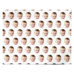 Baby Face Wrapping Paper -CaseCraze Store Baby Face Personalised Wrapping Paper Alternative 66afe7b5 958a 4e4d add3 42ba0a3d7ae4