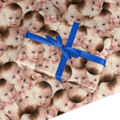Baby Photo Face Wrapping Paper