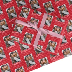 Be Mine Personalised Valentines Wrapping Paper