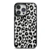 Black Leopard Print IPhone Case