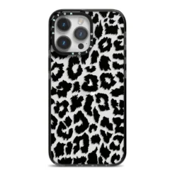 Black & White Leopard Print IPhone Case