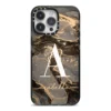 Black And Gold Marble IPhone Case