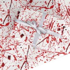 Blood Splatter Wrapping Paper