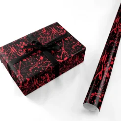 Blood Splatters Wrapping Paper -CaseCraze Store Blood Splatters Personalised Wrapping Paper 2c1f4abf 543a 4150 8dc8 bd8ed5b7743a