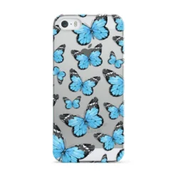 Blue Butterfly IPhone Case -CaseCraze Store Blue Butterfly Apple iPhone 5 Case