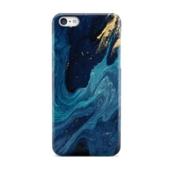 CaseCraze Store -CaseCraze Store Blue Lagoon Marble Apple iPhone 5c Case