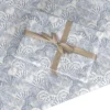 Blue Seashell Pattern Wrapping Paper