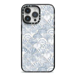 Blue Seashell Pattern IPhone Case