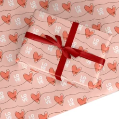 Blush Love Valentines Day Wrapping Paper