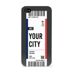 Boarding Pass Ticket IPhone Case -CaseCraze Store Boarding Pass Ticket Apple iPhone 4s Case