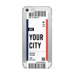 Boarding Pass Ticket IPhone Case -CaseCraze Store Boarding Pass Ticket Apple iPhone 5 Case
