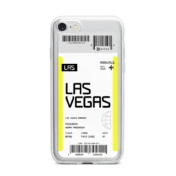 Boarding Pass IPhone Case -CaseCraze Store Boarding Pass iPhone 7 Bumper Case on Silver iPhone
