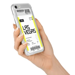 Boarding Pass IPhone Case -CaseCraze Store Boarding Pass iPhone 7 Bumper Case on Silver iPhone Alternative Image