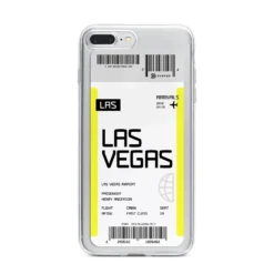 Boarding Pass IPhone Case -CaseCraze Store Boarding Pass iPhone 7 Plus Bumper Case on Silver iPhone