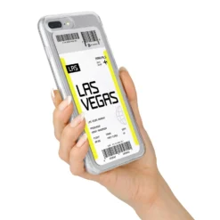 Boarding Pass IPhone Case -CaseCraze Store Boarding Pass iPhone 7 Plus Bumper Case on Silver iPhone Alternative Image