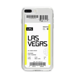 Boarding Pass IPhone Case -CaseCraze Store Boarding Pass iPhone 8 Plus Bumper Case on Silver iPhone
