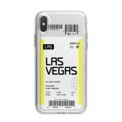 Boarding Pass IPhone Case -CaseCraze Store Boarding Pass iPhone X Bumper Case on Silver iPhone Alternative Image 1 a15a824d 58aa 4d57 9c17 a7a7bf0fb295