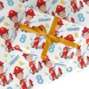 Boys Personalised Photo Fireman Wrapping Paper