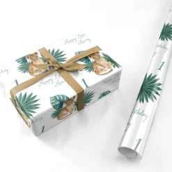 Boys Safari Wildlife Personalised Wrapping Paper -CaseCraze Store Boys Safari Wildlife Personalised Personalised Wrapping Paper