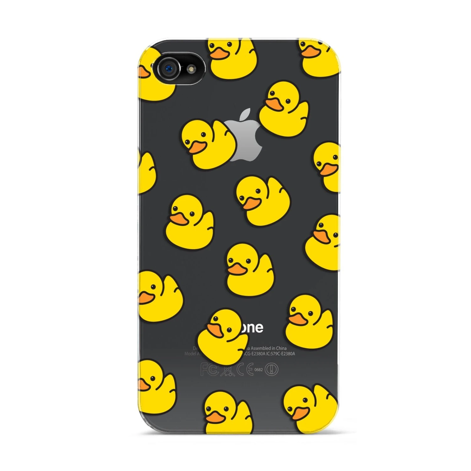 Bright Yellow Rubber Duck Pattern IPhone Case 4 Bright Yellow Rubber Duck Pattern IPhone Case - Image 4