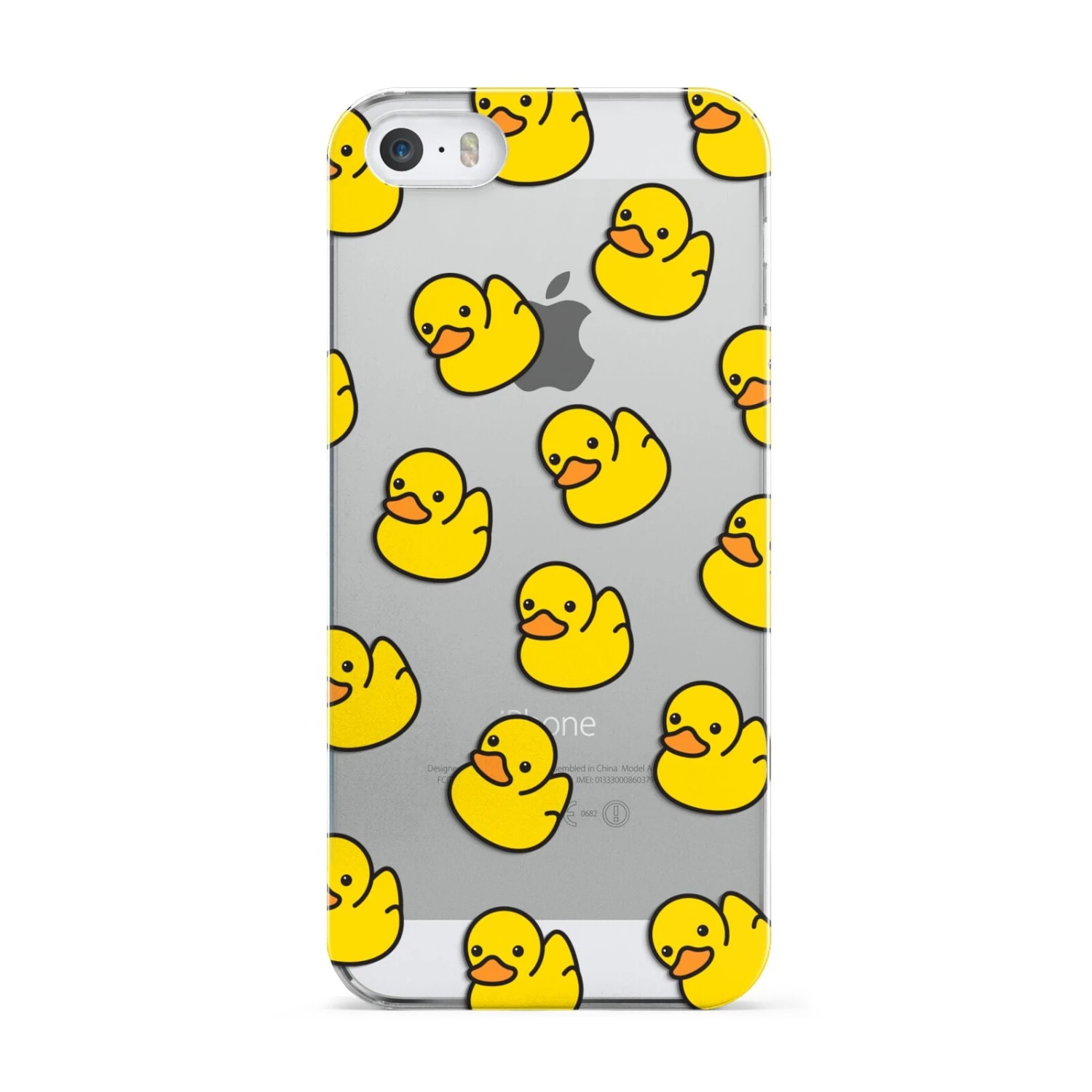 Bright Yellow Rubber Duck Pattern IPhone Case 3 Bright Yellow Rubber Duck Pattern IPhone Case - Image 3