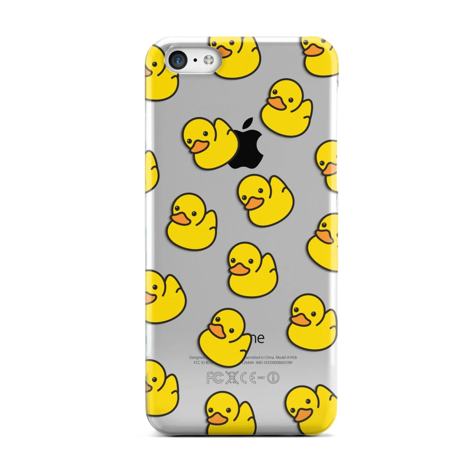 Bright Yellow Rubber Duck Pattern IPhone Case 2 Bright Yellow Rubber Duck Pattern IPhone Case - Image 2