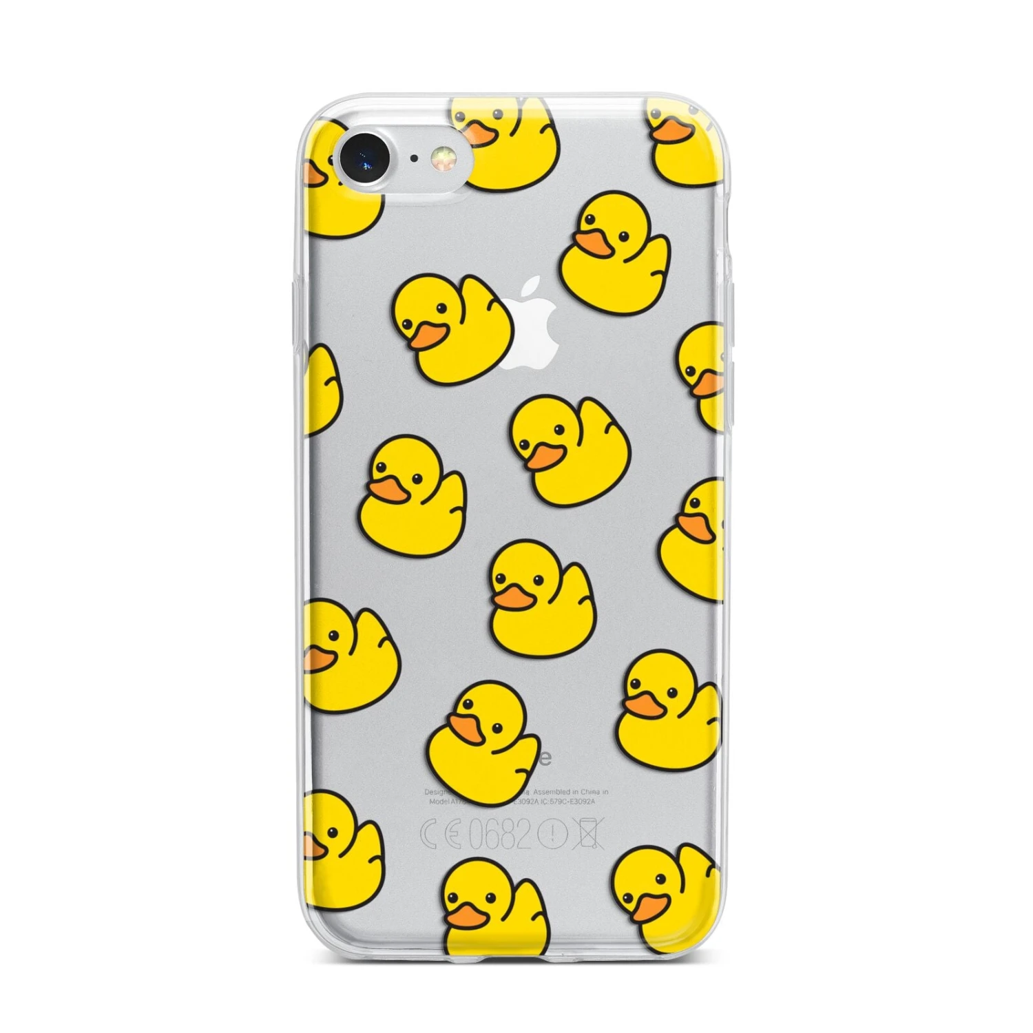 Bright Yellow Rubber Duck Pattern IPhone Case 12 Bright Yellow Rubber Duck Pattern IPhone Case - Image 12