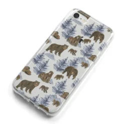 Brown Bear IPhone Case -CaseCraze Store Brown Bear iPhone 8 Bumper Case on Silver iPhone Alternative Image