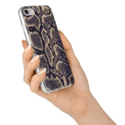 Brown Snakeskin IPhone Case -CaseCraze Store Brown Snakeskin iPhone 7 Bumper Case on Silver iPhone Alternative Image