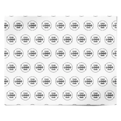 Business Logo Custom Wrapping Paper -CaseCraze Store Business Logo Custom Personalised Wrapping Paper Alternative