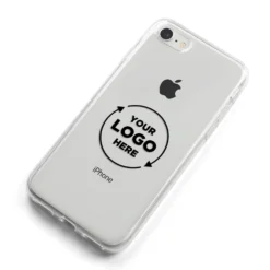 Business Logo Custom IPhone Case -CaseCraze Store Business Logo Custom iPhone 8 Bumper Case on Silver iPhone Alternative Image