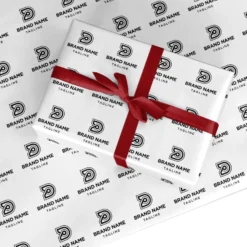 Business Logo Personalised Wrapping Paper