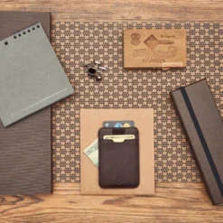 Chelsea Rfid Wallet -CaseCraze Store CHELSEA compact RFID shielding wallet Brown Vaultskin