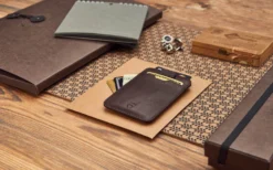 Chelsea Rfid Wallet -CaseCraze Store CHELSEA compact leather card holder Brown Vaultskin