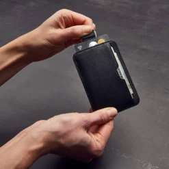 Chelsea Rfid Wallet -CaseCraze Store CHELSEA simple leather card holder Black Vaultskin