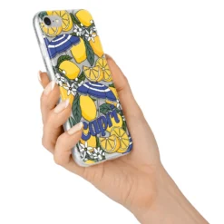 Capri IPhone Case -CaseCraze Store Capri iPhone 7 Bumper Case on Silver iPhone Alternative Image