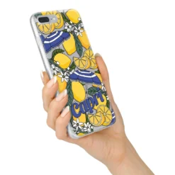 Capri IPhone Case -CaseCraze Store Capri iPhone 7 Plus Bumper Case on Silver iPhone Alternative Image