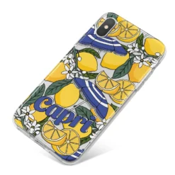 Capri IPhone Case -CaseCraze Store Capri iPhone X Bumper Case on Silver iPhone