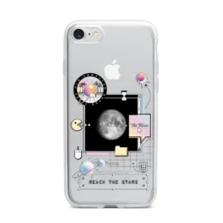 Chase The Moon IPhone Case -CaseCraze Store Chase The Moon iPhone 7 Bumper Case on Silver iPhone