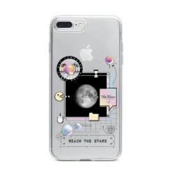 Chase The Moon IPhone Case -CaseCraze Store Chase The Moon iPhone 7 Plus Bumper Case on Silver iPhone