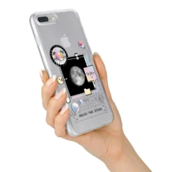 Chase The Moon IPhone Case -CaseCraze Store Chase The Moon iPhone 7 Plus Bumper Case on Silver iPhone Alternative Image