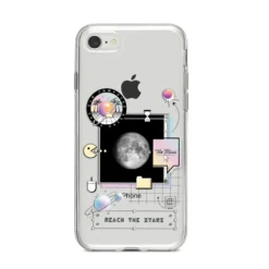 Chase The Moon IPhone Case -CaseCraze Store Chase The Moon iPhone 8 Bumper Case on Silver iPhone