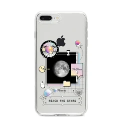Chase The Moon IPhone Case -CaseCraze Store Chase The Moon iPhone 8 Plus Bumper Case on Silver iPhone