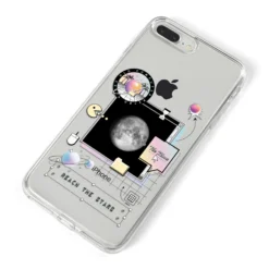 Chase The Moon IPhone Case -CaseCraze Store Chase The Moon iPhone 8 Plus Bumper Case on Silver iPhone Alternative Image