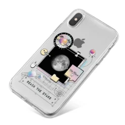 Chase The Moon IPhone Case -CaseCraze Store Chase The Moon iPhone X Bumper Case on Silver iPhone